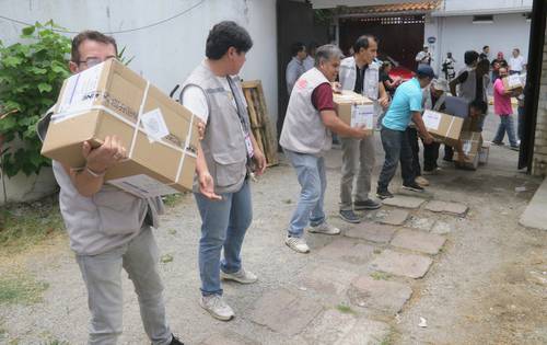 Avanza reparto de boletas del 1º de junio