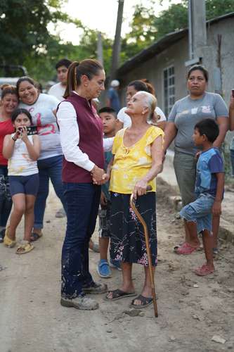 Damnificados por la inundación no están solos: Sheinbaum