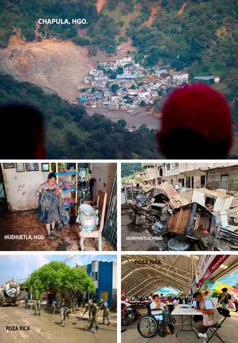 Declaran inhabitable el pueblo de Chapula, Hidalgo, arrasado por inundaciones