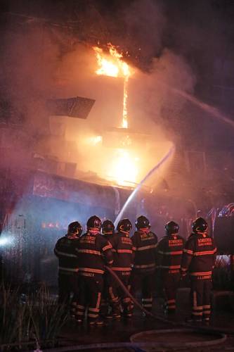 Incendio en restaurante La Soldadera
