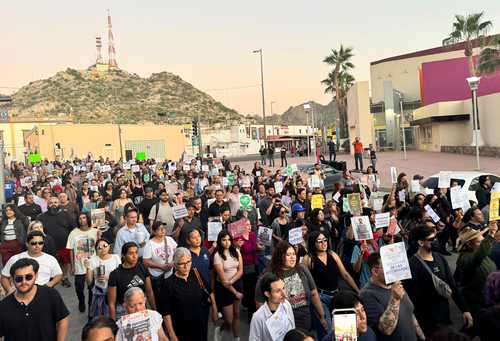 En Hermosillo, cientos claman justicia para los 23 fallecidos en la conflagración