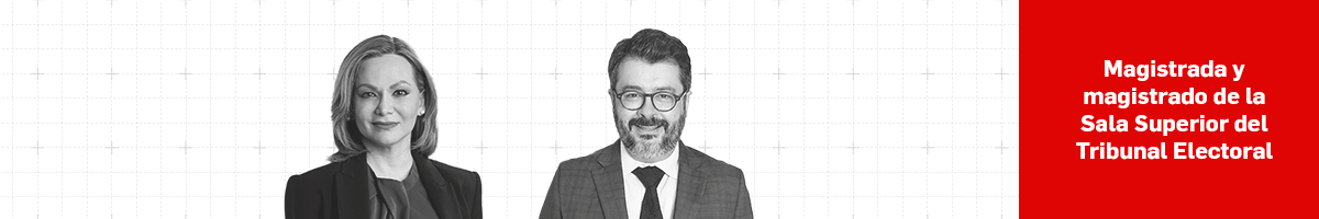 Magistrada y magistrado de la Sala Superior del Tribunal Electoral