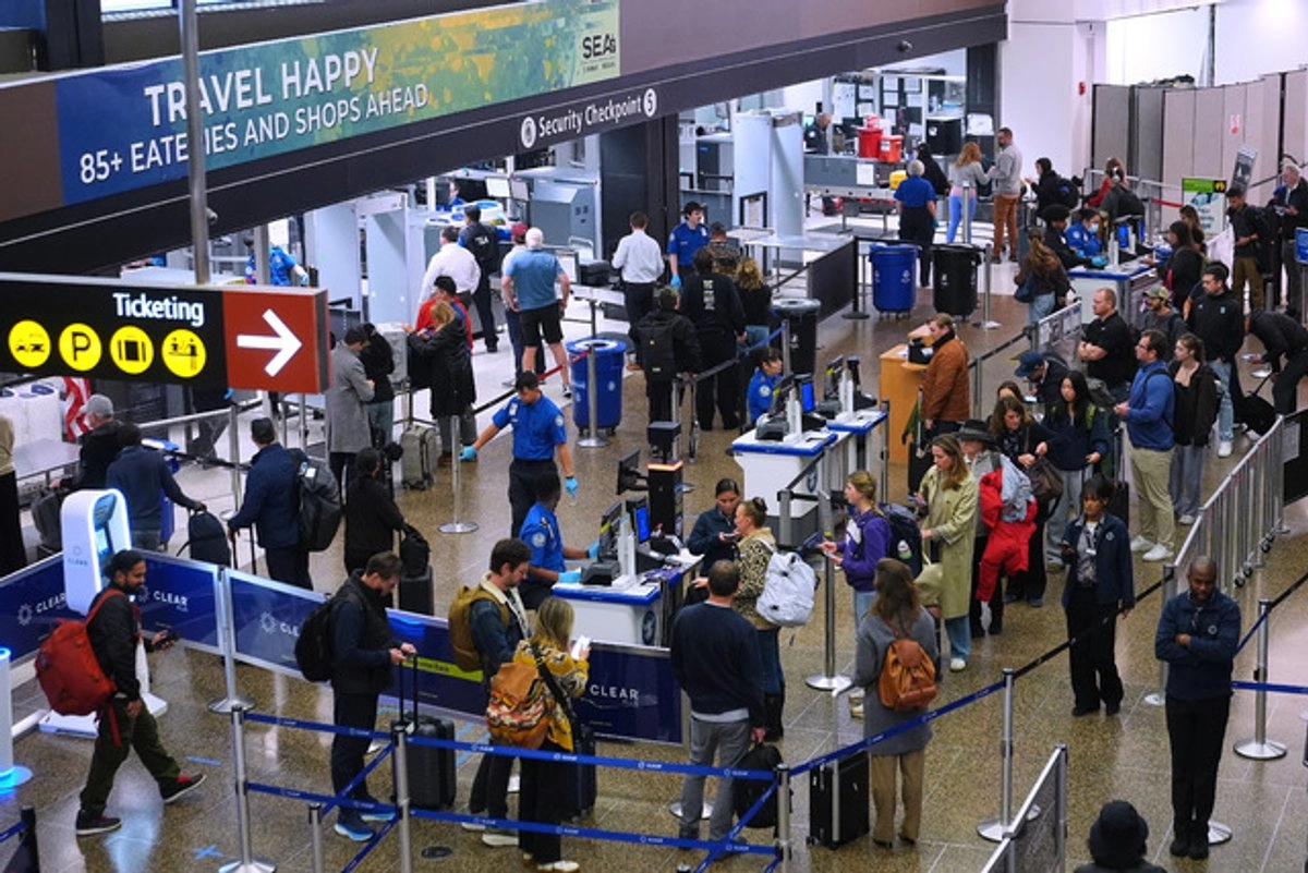 Usuarios del Aerpuerto Internacional Seattle-Tacoma. Foto 