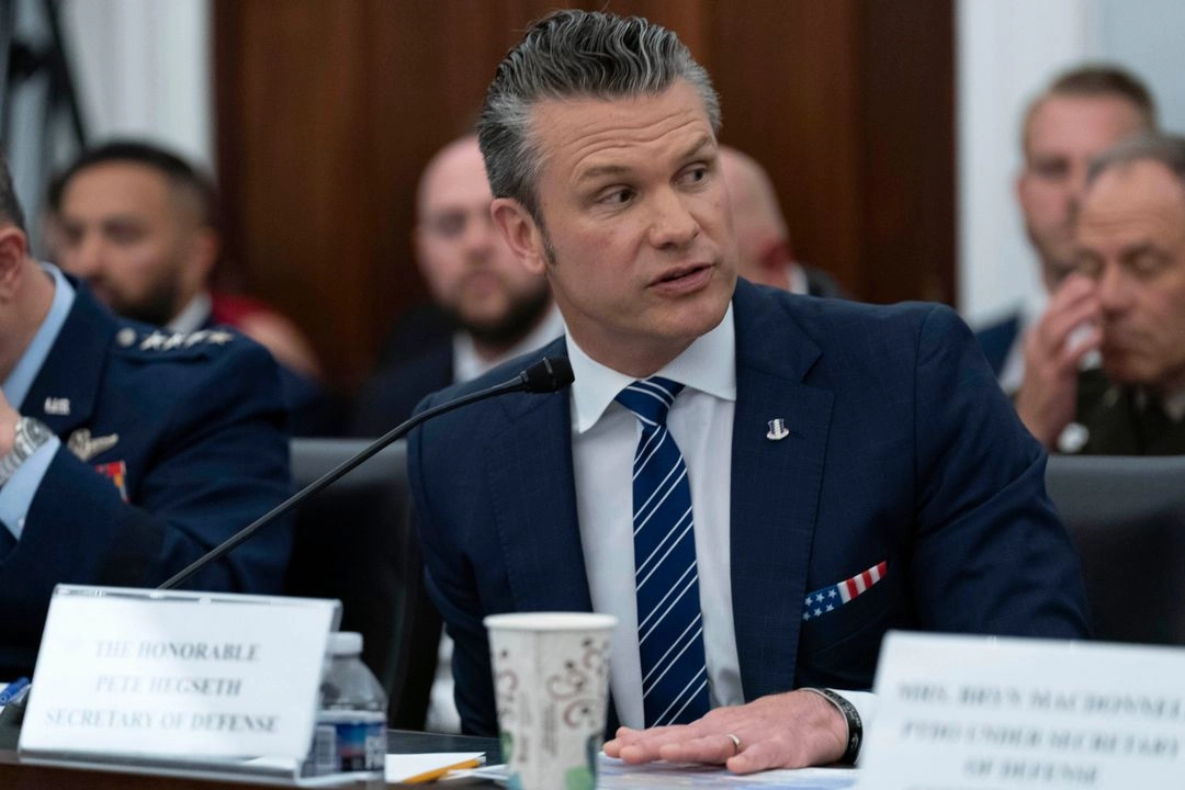 El secretario del Departamento de Defensa, Pete Hegseth, testifica ante la audiencia de supervisión del subcomité de Asignaciones del Comité de la Cámara de Representantes sobre el Departamento de Defensa, en el Capitolio en Washington, el 10 de junio de 2025.