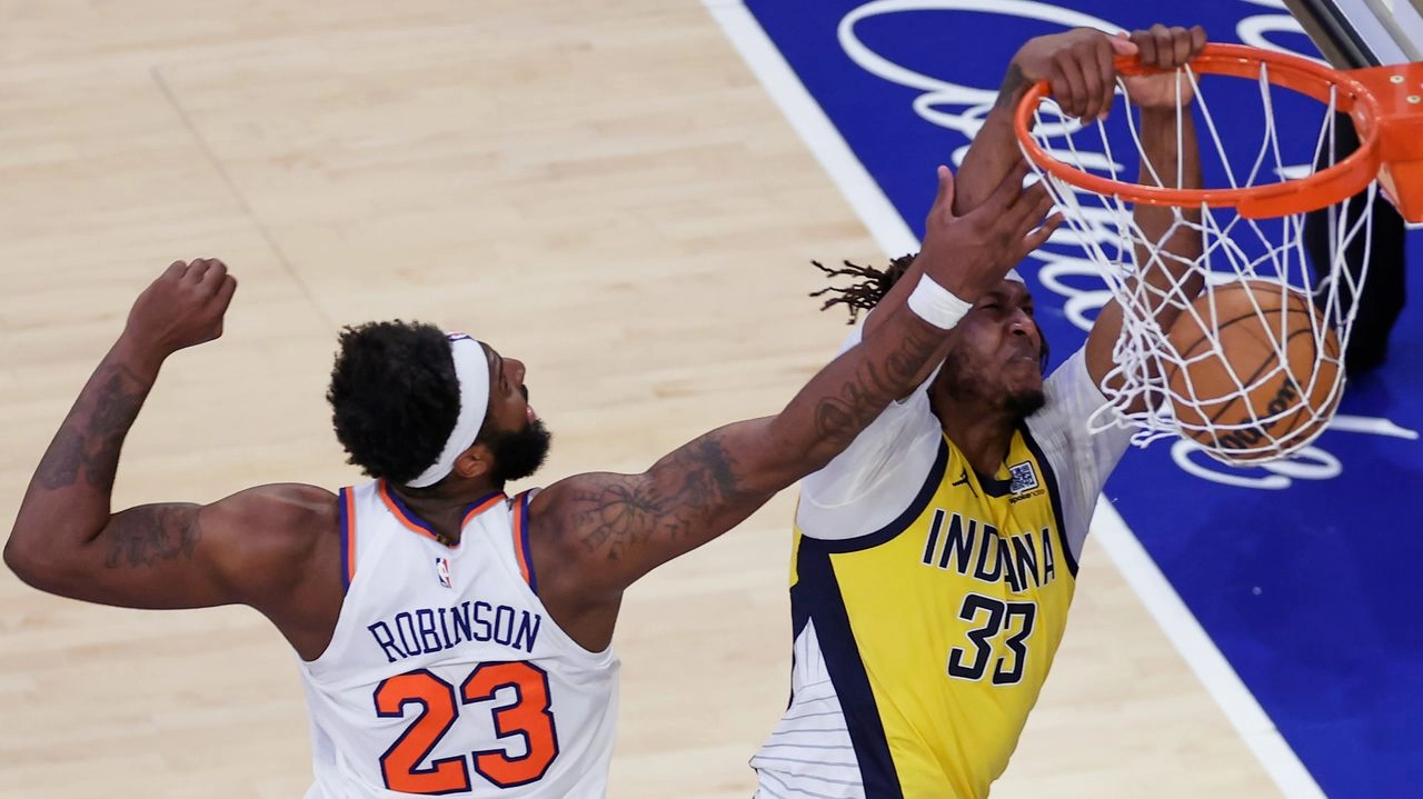 Pacers de Indiana vencieron hoy 114-109 a los Knicks de Nueva York para ampliar a 2-0 su ventaja. Foto