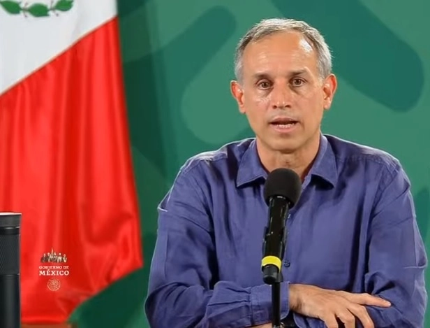 El subsecretario de Prevención y Promoción de la Salud, Hugo López-Gatell durante conferencia de prensa. Fotograma tomado del video emitido por el Gobierno de México