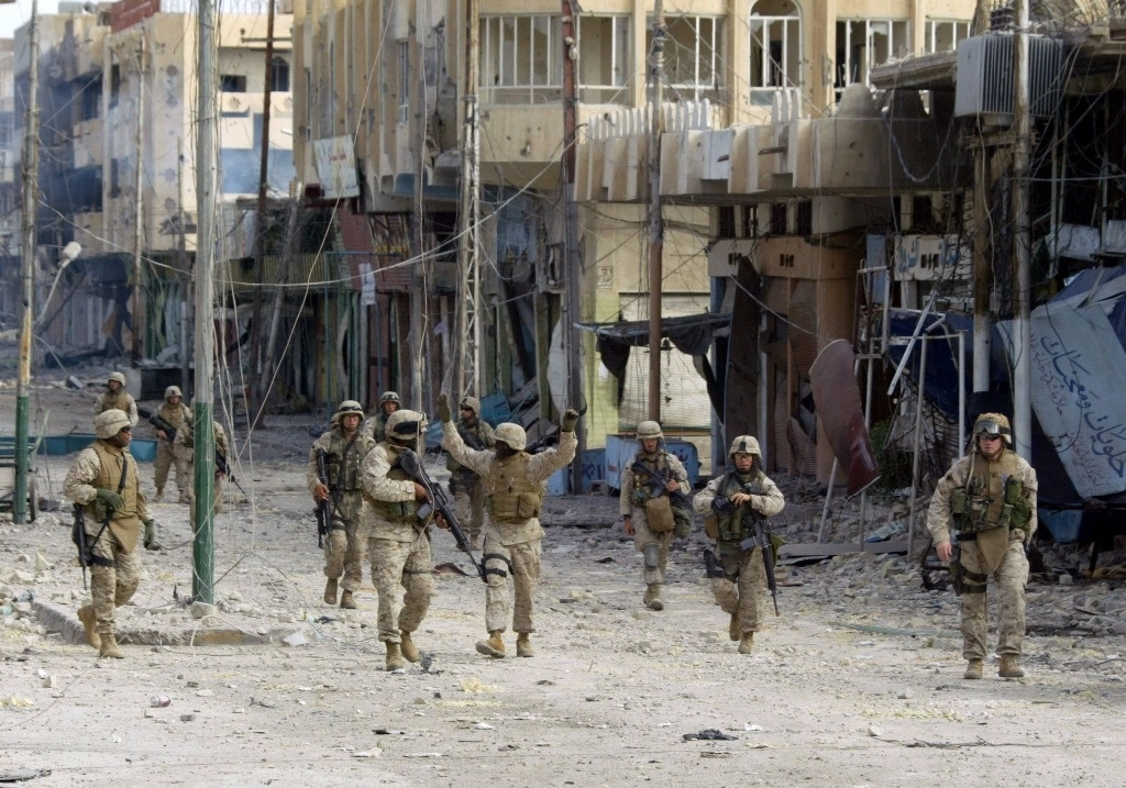 Soldados estadunidenses en Irak. Foto Afp