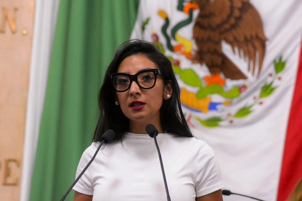 La diputada Ana Villagrán denunció cómo opera su ex partido, Acción Nacional, en el acarreo de personas para las marchas de la llamada ‘marea rosa’. Foto 'La Jornada'