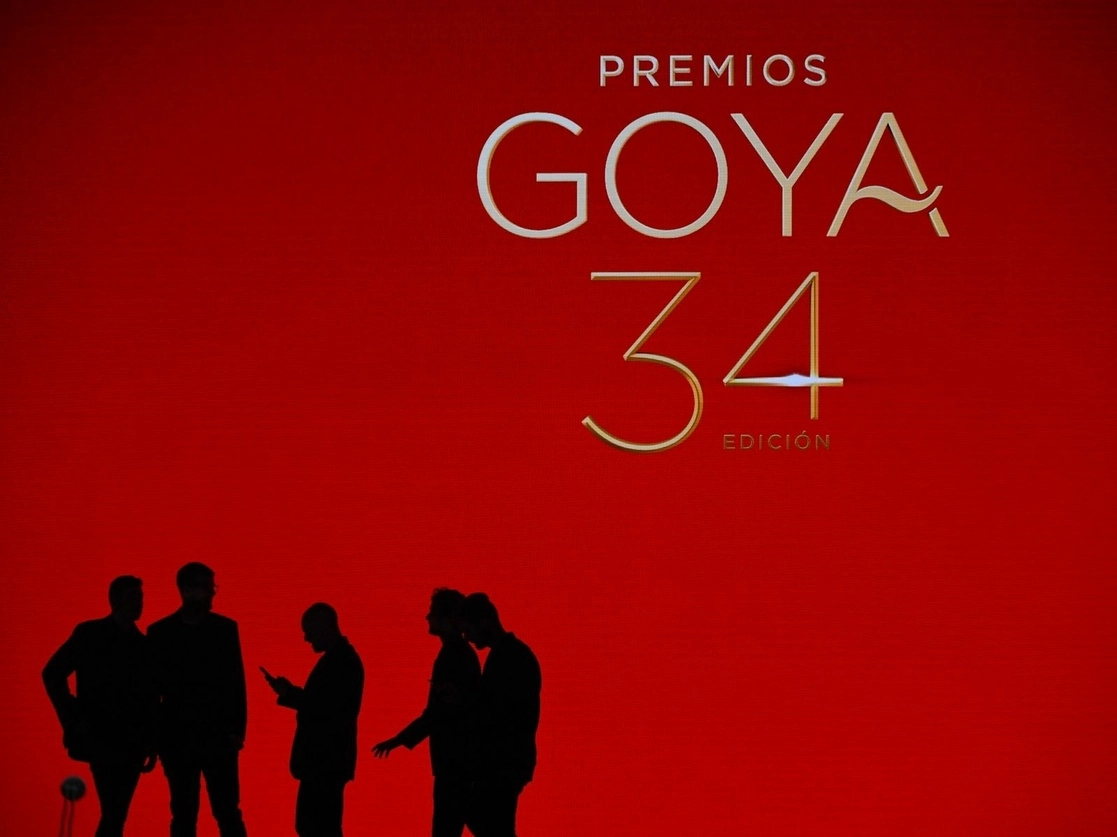 Durante la ceremonia de los Premios Goyaen Málaga, España, el 25 de enero de 2020. Foto Afp 