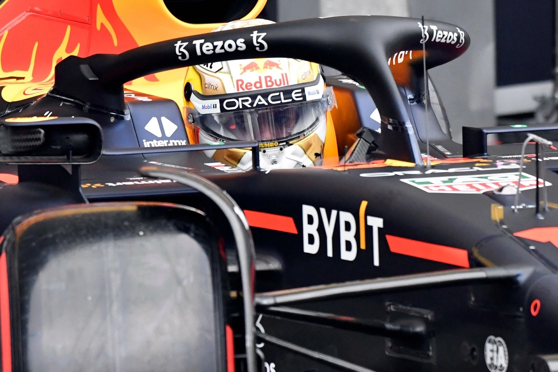 Sergio ‘Checo’ Pérez marcó el mejor tiempo en las últimas prácticas del GP de Bélgica, el 27 de agosto de 2022. Foto Afp