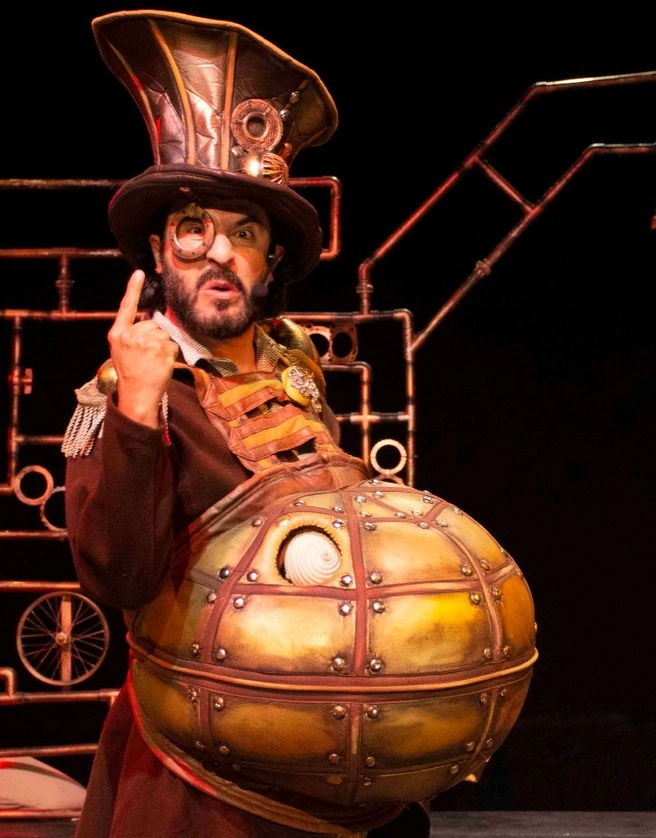 La obra de teatro infantil "Dr. Panza" aborda el tema de la alimentación de los menores. Foto Ulises Ávila/Jengibre Teatro