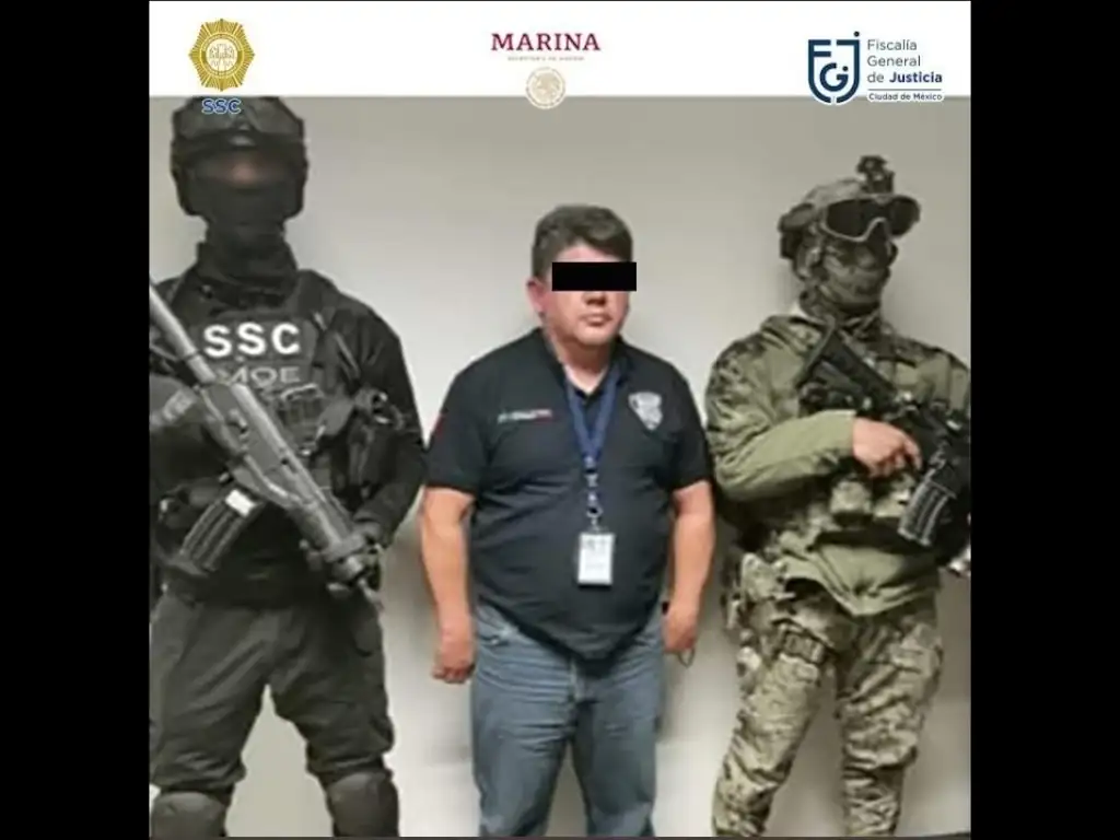 El ex director de Conservación Ecológica de la alcaldía Cuajimalpa fue detenido en un operativo conjunto de la SSC y la FGJ capitalinas, en coordinación con efectivos de la Semar, el pasado 9 de octubre de 2020. Foto tomada de Twitter @FiscaliaCDMX