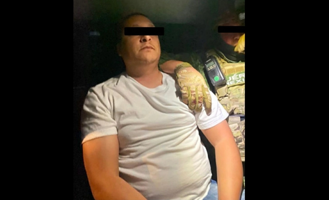 El presunto jefe del 'cártel' de Noreste, Juan Gerardo Treviño Chávez, fue detenido el domingo en Nuevo Laredo, Tamaulipas. Foto cortesía Sedena
