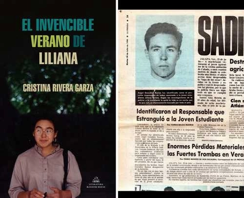 Portada del libro e imagen del presunto asesino extraída de la edición del 24 de julio de 1990 del periódico La Prensa, incluida en la obra. Foto cortesía de la editorial