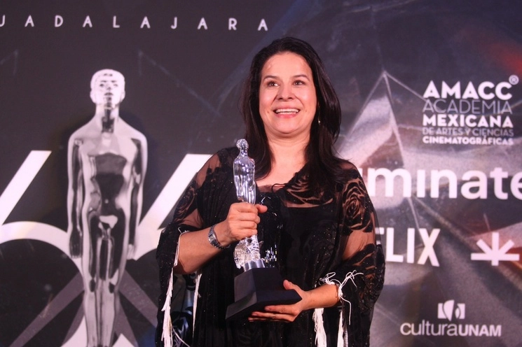 Arcelia Ramírez se alzó con Ariel por mejor actuación en ‘La civil’. Foto Arturo Campos Cedillo 