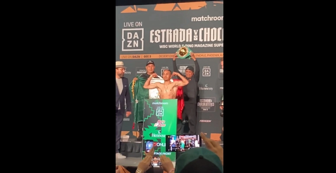 En el tercer encuentro entre ambos pugilistas, el mexicano se impuso sin lugar a dudas. Foto tomada de twitter del Gallo Estrada