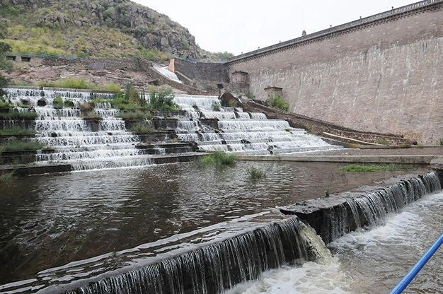 Presa San José. Foto La Jornada San Luis