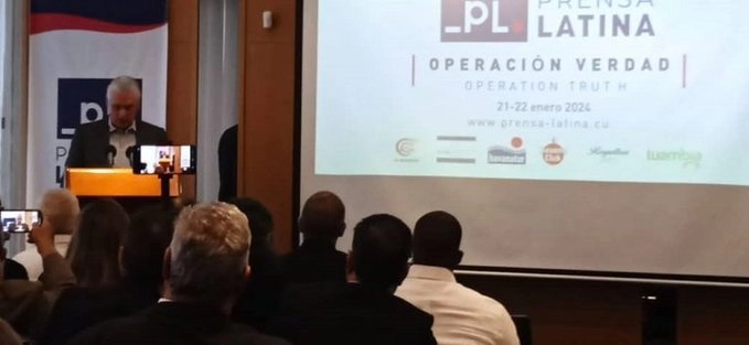 Representantes de diversos países hicieron una llamado a eliminar las fake news principalmente en el temas del conflicto bélico. Foto Prensa Latina