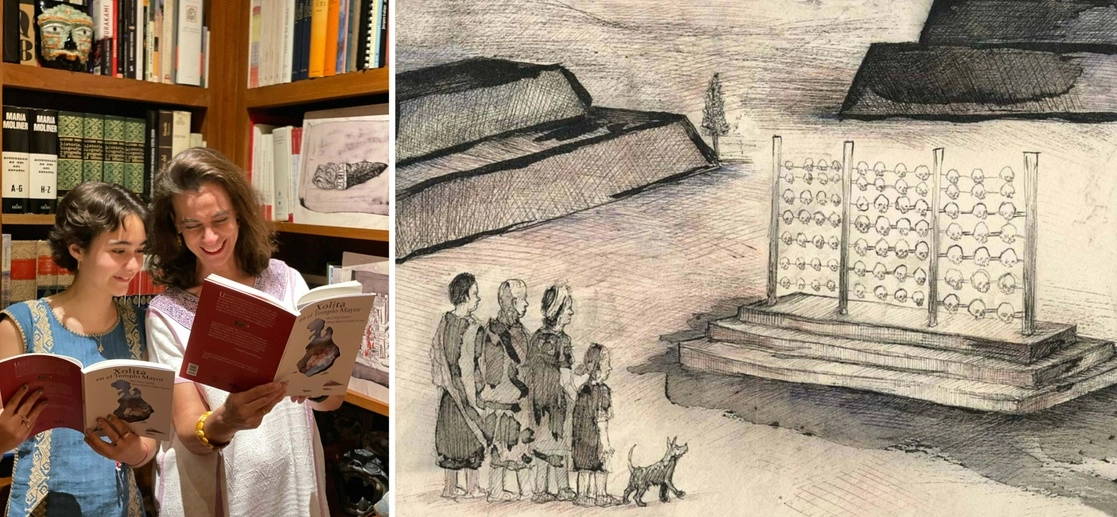  Lo bonito de esta novela es que ese mundo está descrito a través de los ojos de una niña del siglo XXI que trata de comprender cómo pensaban y concebían la vida en otra época, sin juzgarlos, comentan las autoras (imagen) en entrevista con La Jornada. Foto cortesía de las autoras