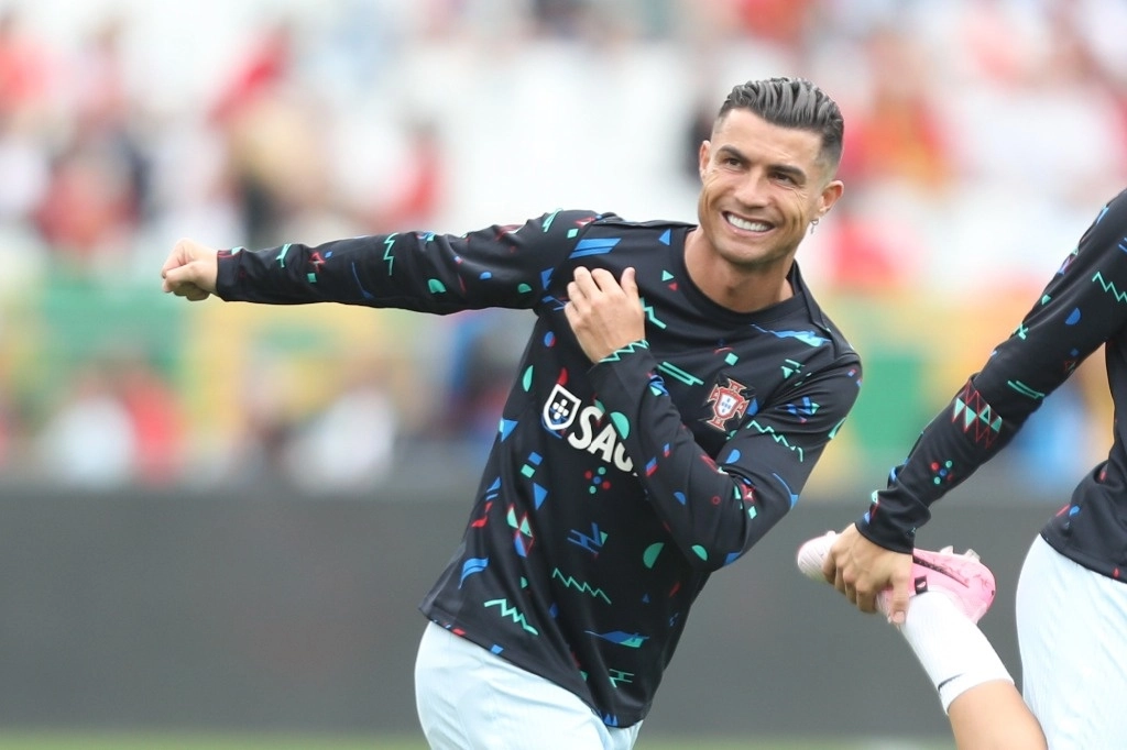 Cristiano Ronaldo portará el gafete de capitán con Portugal en la Euro 2024, que se jugará en Alemania a partir del 14 de junio. Foto Ap