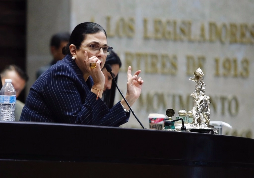La presidenta de la Cámara de Diputados, Marcela Guerra (PRI), en imagen de archivo. Foto Cristina Rodríguez