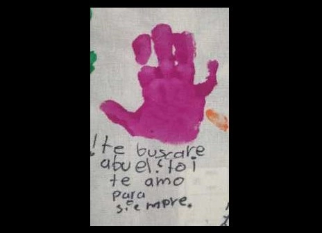 Son desgarradores los mensajes de los pequeños afectados por la ausencia de alguno de sus familiares. En un campamento se intenta que canalicen sus emociones. Foto cortesía del Centro de Derechos Humanos de las Mujeres