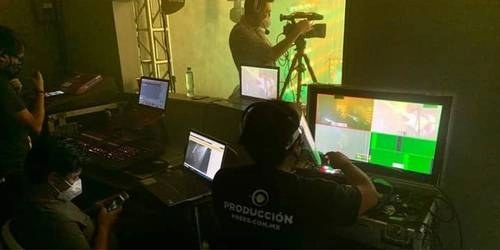 Es necesario calidad para que la gente se anime a pagar, entre otros factores. La imagen, durante una transmisión.Foto cortesía de Prees