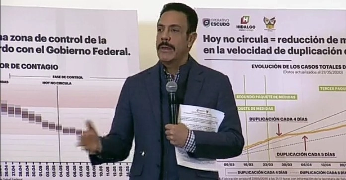 El gobernador de Hidalgo, Omar Fayad. Foto Ricardo Montoya