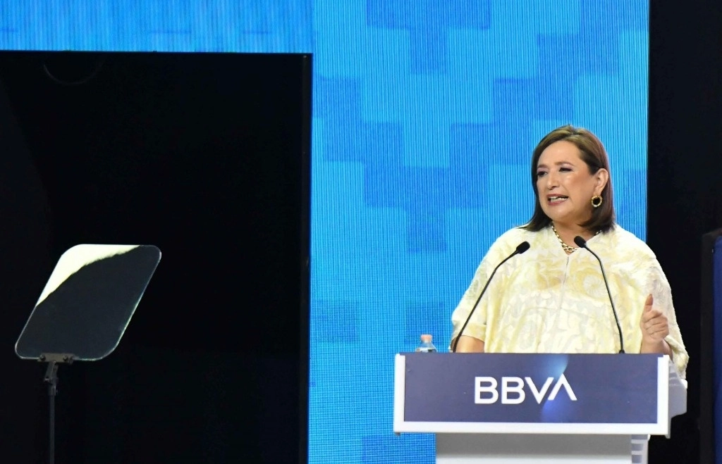 Sheinbaum “dice que la democracia es un trámite porque le estorba (…) se necesita de mucha arrogancia para reducir a un mero trámite una elección en la que 100 millones de personas pueden salir a votar”, dijo Gálvez durante un evento, el 7 de mayo de 2024. Foto Cuartoscuro