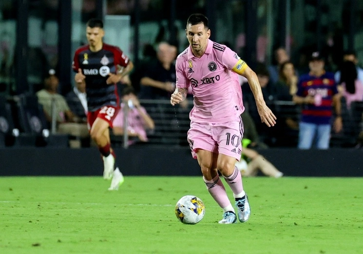 Lionel Messi, campeón del mundo con Argentina, ahora juega en el Inter de Miami de la MLS. Foto Afp 