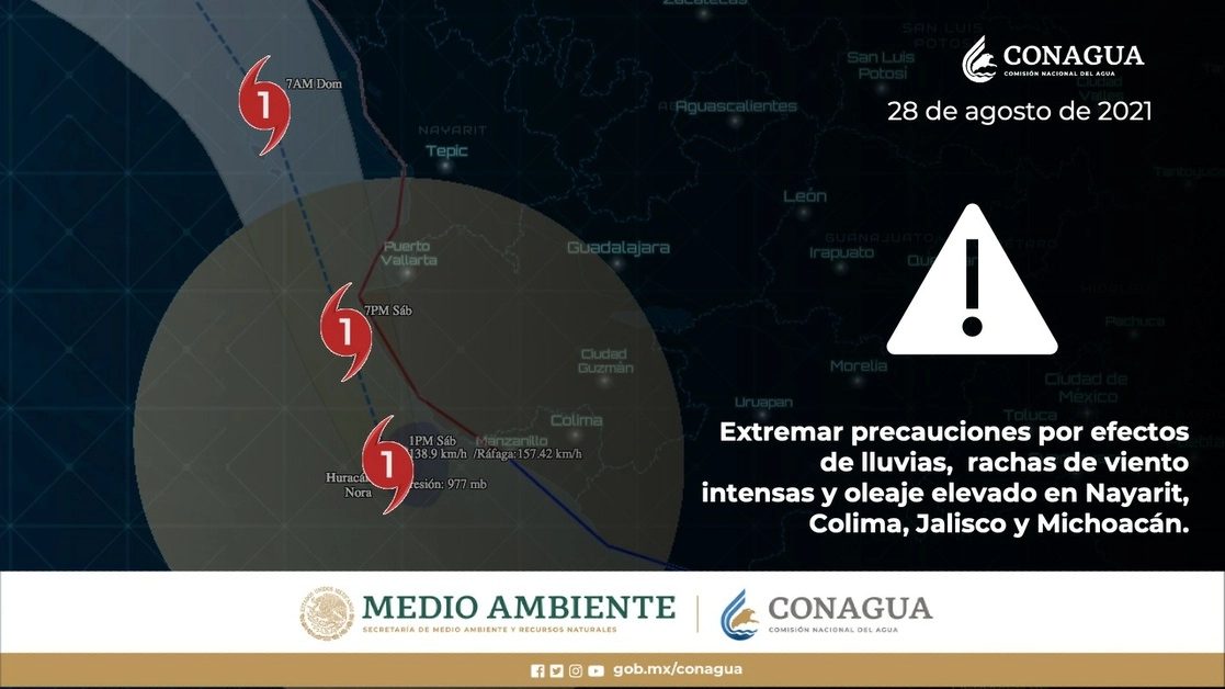 Foto tomada de @conagua_clima