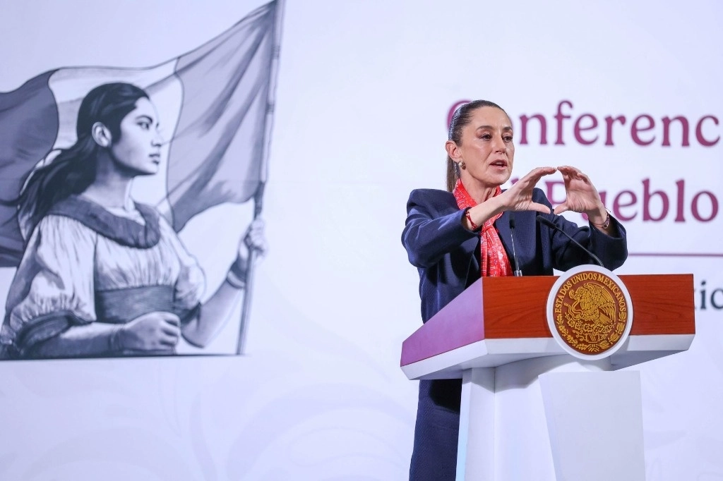 La jefa del Ejecutivo expresó su deseo porque triunfe la abanderada de Revolución Ciudadana, Luisa Gonzalez. Foto Cuartoscuro