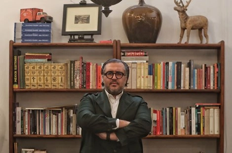Arturo Peimbert Calvo, expone, pese a la evidencia, nadie ha sido detenido ni enjuiciado. Afirma que ve buena voluntad de la Fiscalía General de la República”, pero urge que vaya más a fondo y más rápido. Foto Marco Peláez 
