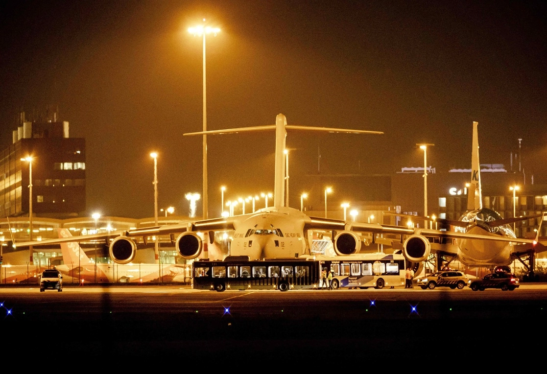 Aeropuerto de Kabul. Foto Afp