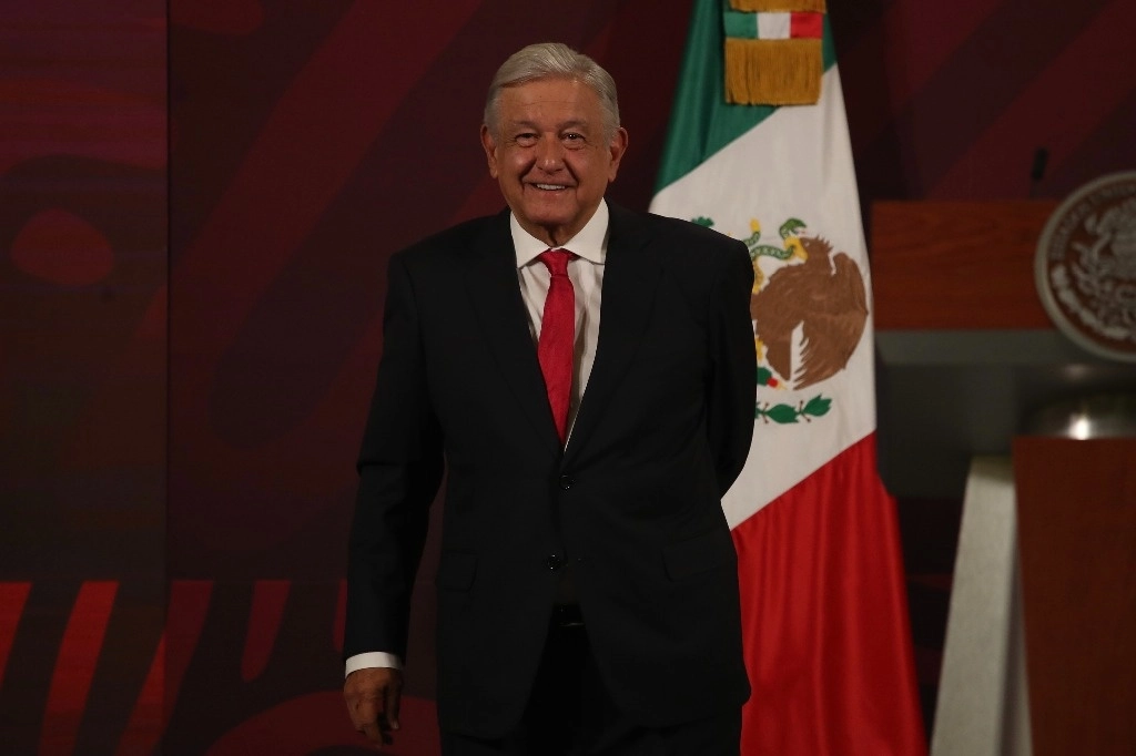 El presidente Andrés Manuel López Obrador cuestionó las intenciones de congresistas de EU por ingresar a territorio mexicano. Foto Yazmín Ortega