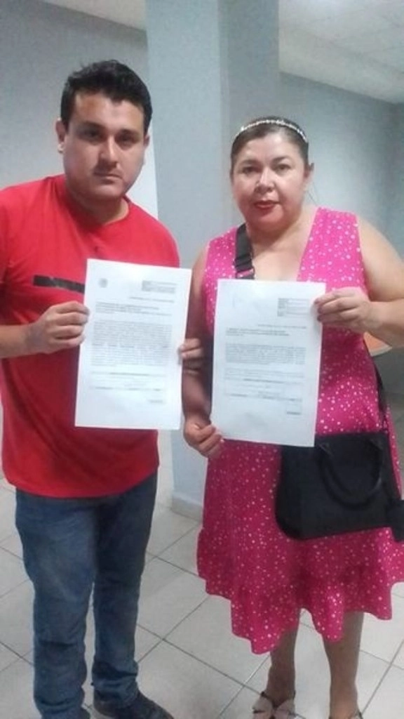 Blanca Aurora Medina Lira y Daniel Emmanuel Ramiro Contreras denunciaron por agresiones a José Luis Romero Calzada, aspirante a la alcaldía de Ciudad Valles por la coalición  Fuerza y Corazón por San Luis. Foto ‘La Jornada’