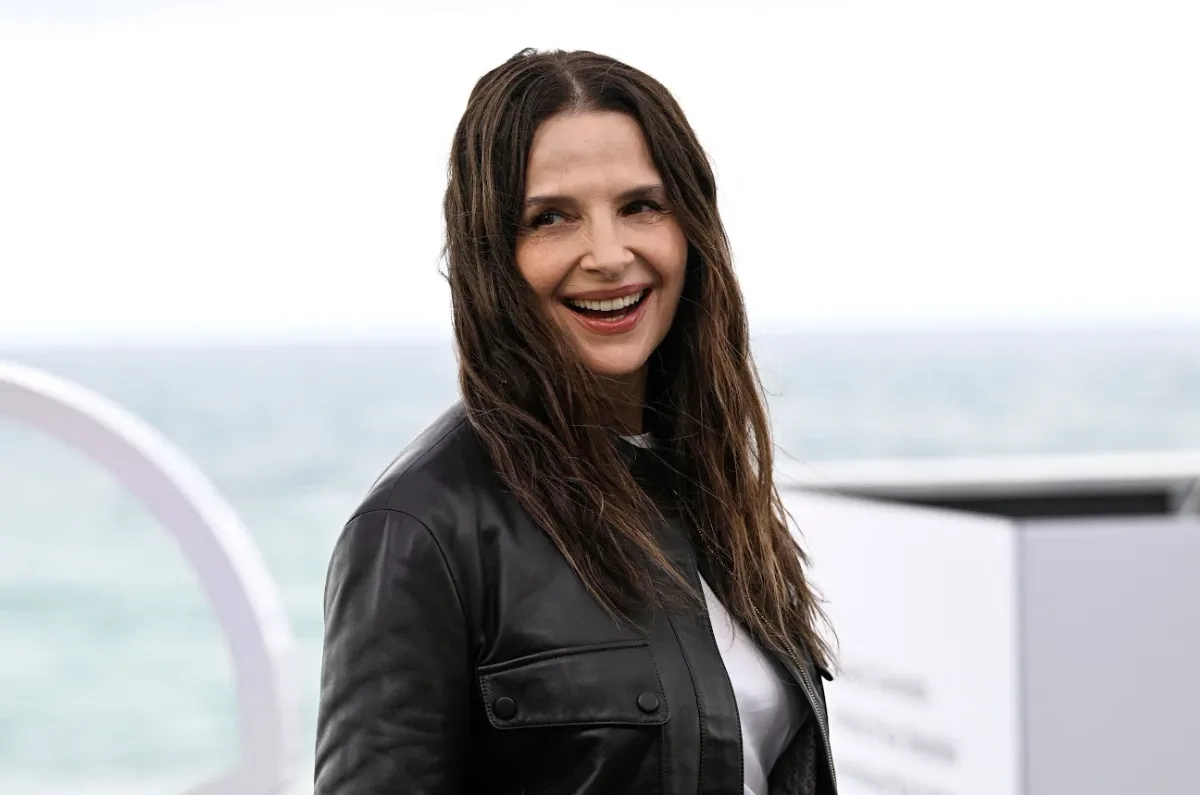  La actriz francesa Juliette Binoche en el Festival de Cine de San Sebastián. 
