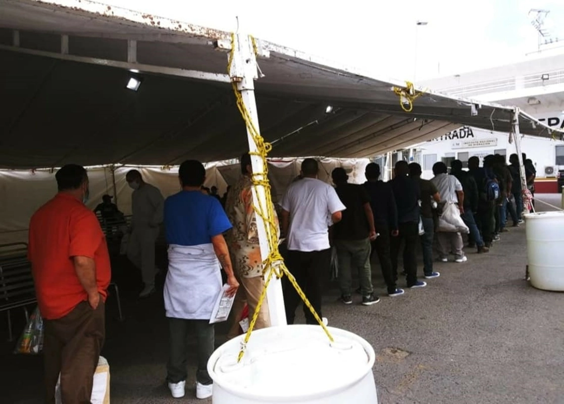 Migrantes en Tamaulipas. Foto Carlos Figueroa

