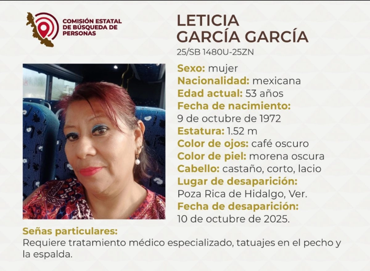 Se trata de Leticia, una mujer de 53 años que trabajaba en la estación de autobuses que fue arrasada por el agua durante las inundaciones de la semana pasada. Foto 