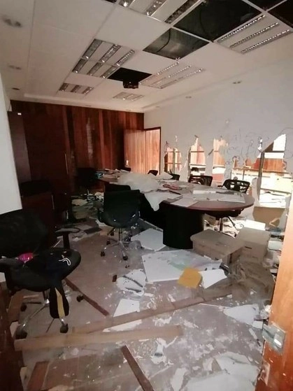 Cubículos de los profesores señalados como acosadores en la ENP 9. Foto La Jornada