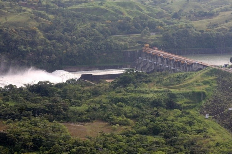Vista aérea de las instalaciones de la presa Peñitas. Foto Cuartoscuro / Archivo

