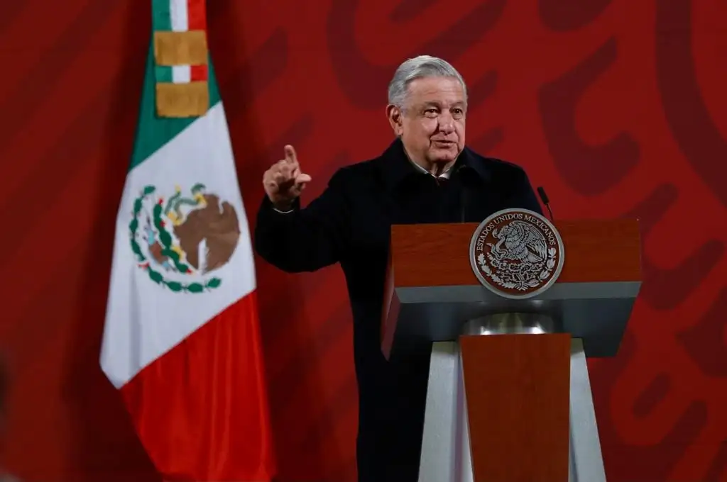 El presidente Andrés Manuel López Obrador en la conferencia matutina del 24 de noviembre de 2020. Foto María Luisa Severiano