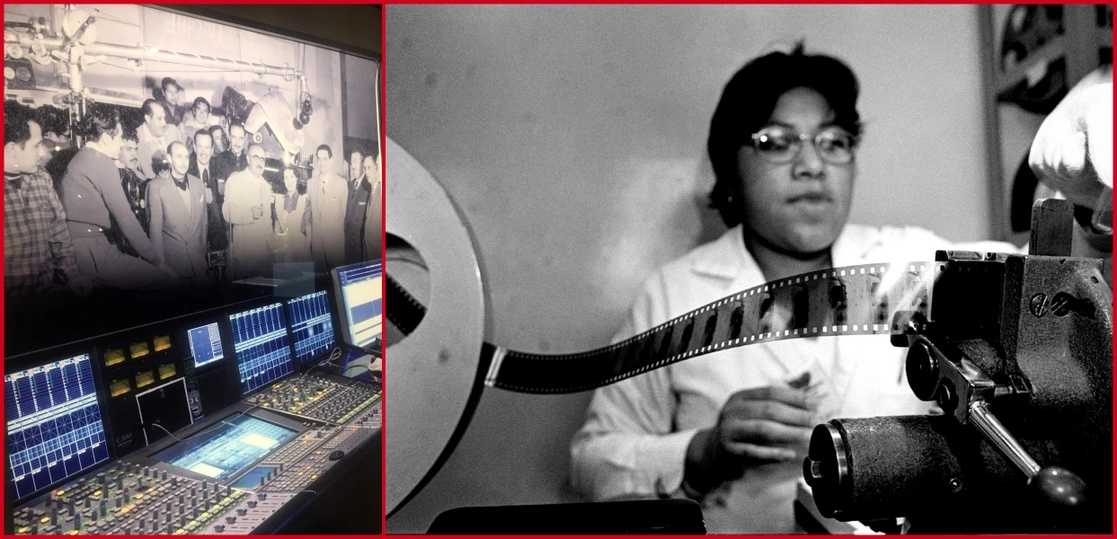 Los laboratorios de edición de los Estudios Churubusco. Foto ‘La Jornada’ y Cristina Rodríguez 



