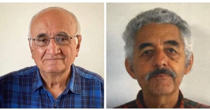 Los sacerdotes jesuitas Javier Campos Morales y Joaquín César Mora Salazar, conocidos como ‘Gallo’ y ‘Morita’. Foto tomadas de las cuentas de Facebook de Ismael Bárcenas, SJ, y Ricardo Palma Carbajal
