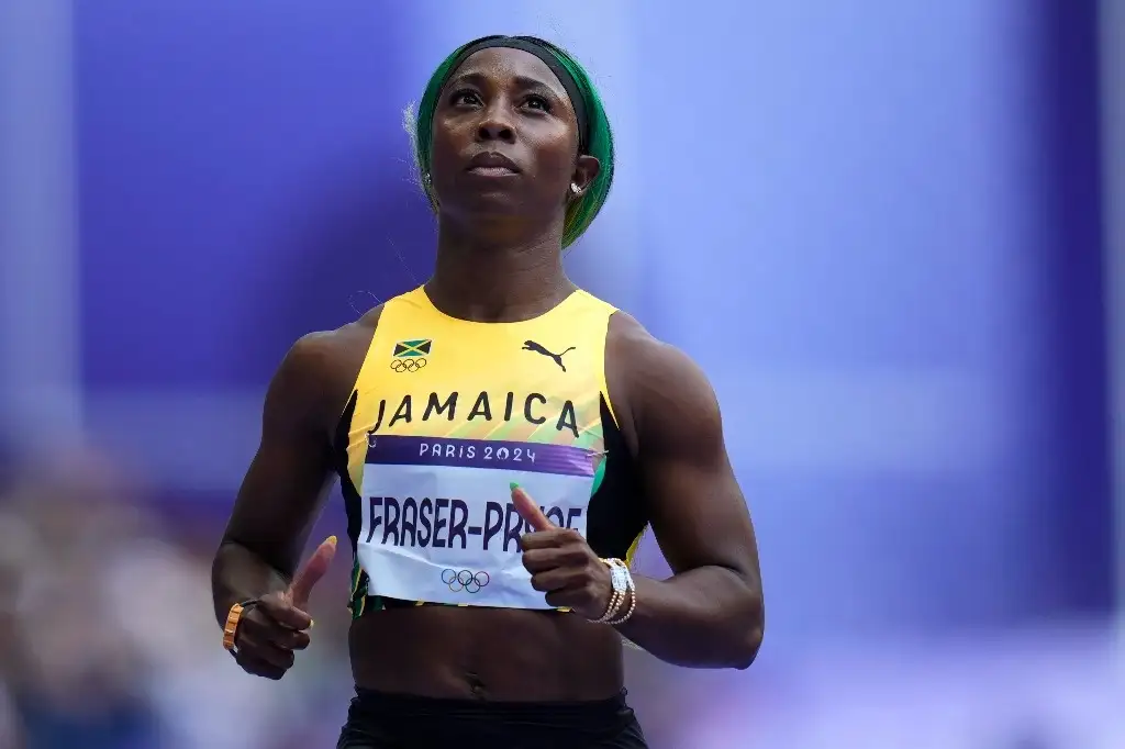 Shelly-Ann Fraser Pryce, velocista jamaiquina, participaba por la gloria en sus quintos juegos olímpicos. Foto Ap   