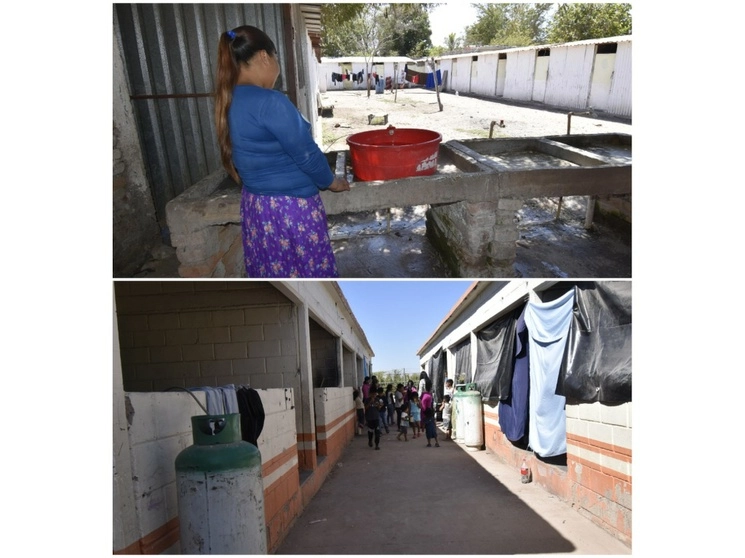 Cada año arriban entre 200 mil y 400 mil trabajadores a los campos agrícolas de Guasave, Sinaloa, la mayoría indígenas migrantes de Guerrero, Oaxaca y del norte de Chihuahua, quienes se alojan en cuarterías, en las cuales padecen hacinamiento, además de que los espacios carecen de higiene y agua potable. Foto Irene Sánchez 