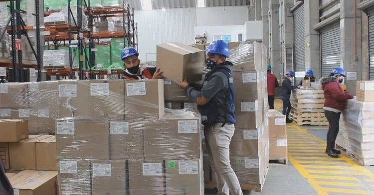 Almacén de medicamentos del Instituto de Salud para el Bienestar. Foto cortesía Insabi
