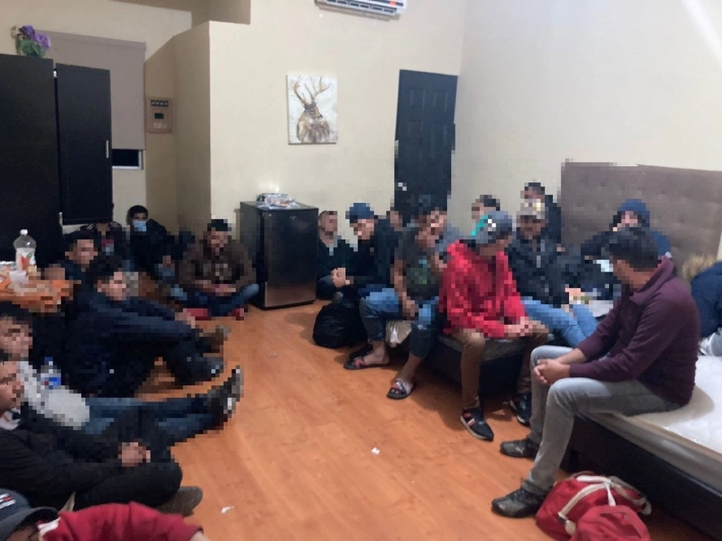 Migrantes rescatados en Nuevo León. Foto INM/ archivo