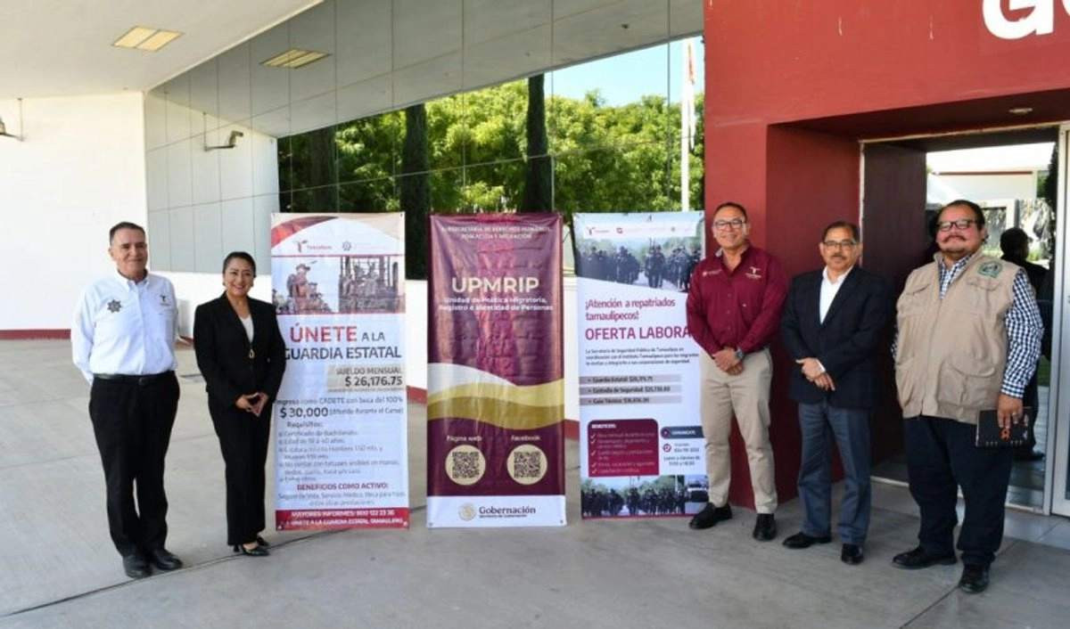 En Nuevo Laredo, donde diariamente arriban grupos de connacionales repatriados por autoridades migratorias estadounidenses, personal del ITM y de la Secretaría de Seguridad Pública de Tamaulipas (SSPT) ha reforzado la atención para detectar perfiles interesados en integrarse a la Guardia Estatal.