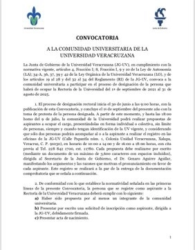 En redes sociales la Universidad dio a conocer la convocatoria. 